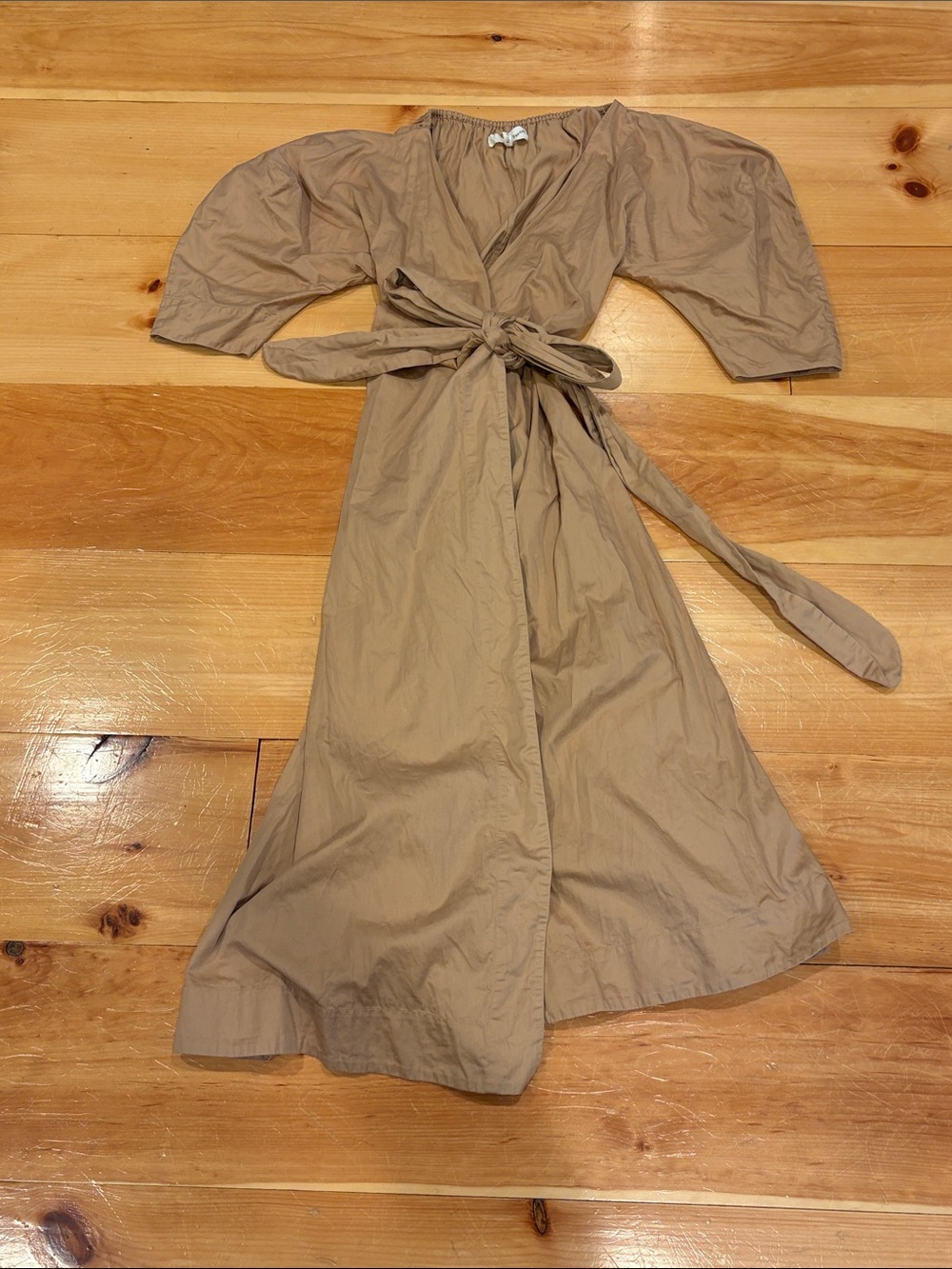 Mara Hoffman Tan Wrap Dress